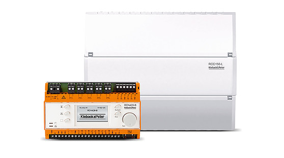 Die Raumregler-Modelle RCC und RCN in der Frontalansicht