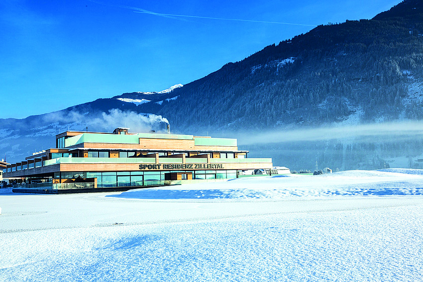 Vue splendide sur le Sportresidenz Zillertal.