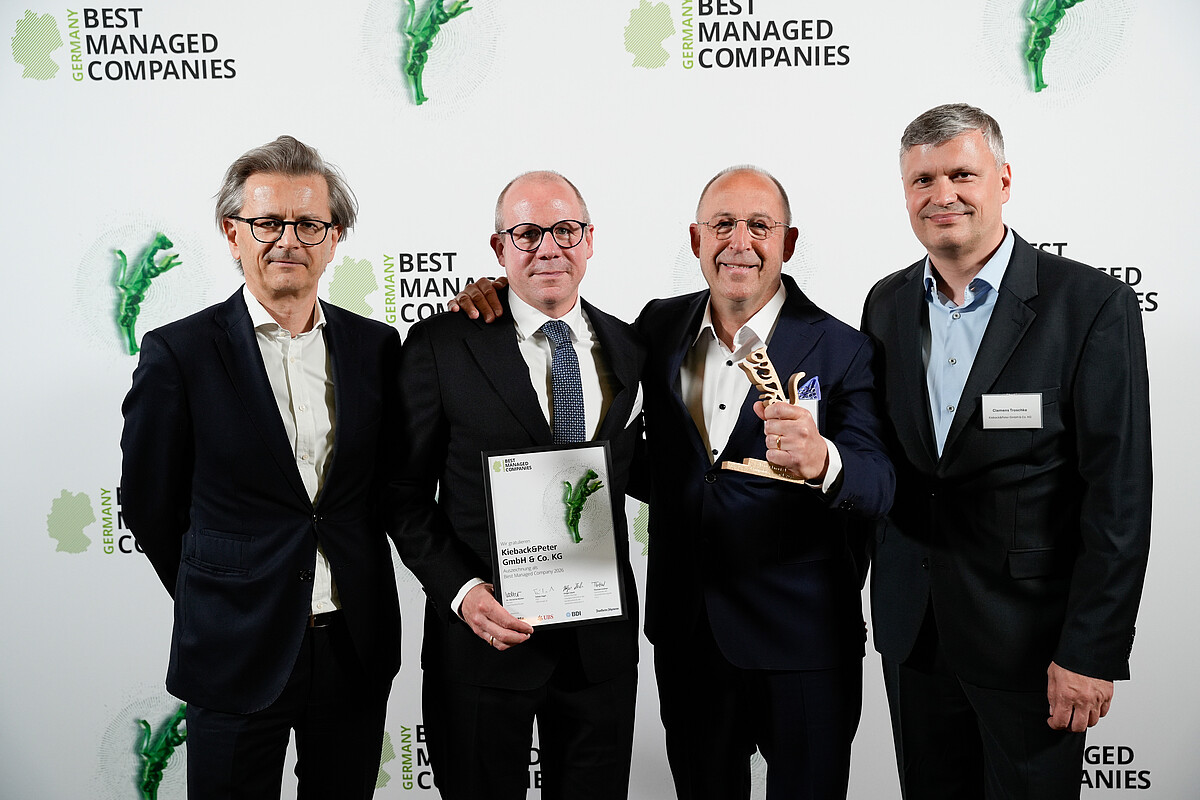Kieback&Peter honored as a Best Managed Company 2026 | Kieback&Peter