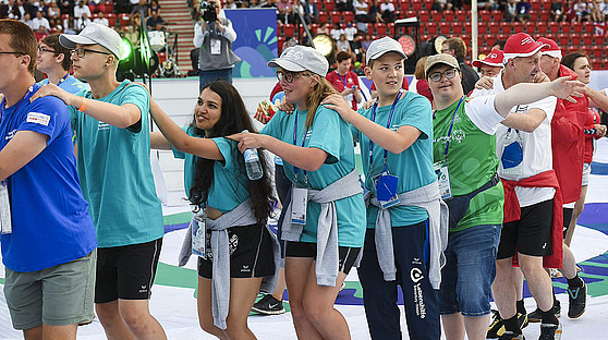 Athlet*innen mit geistiger und mehrfacher Behinderung bei den Special Olympic World Games