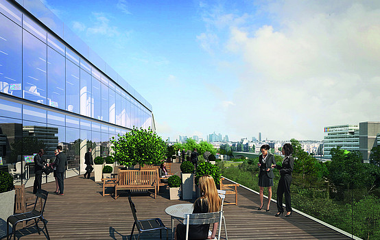 Arbeiten im Grünen – mitten in Paris
