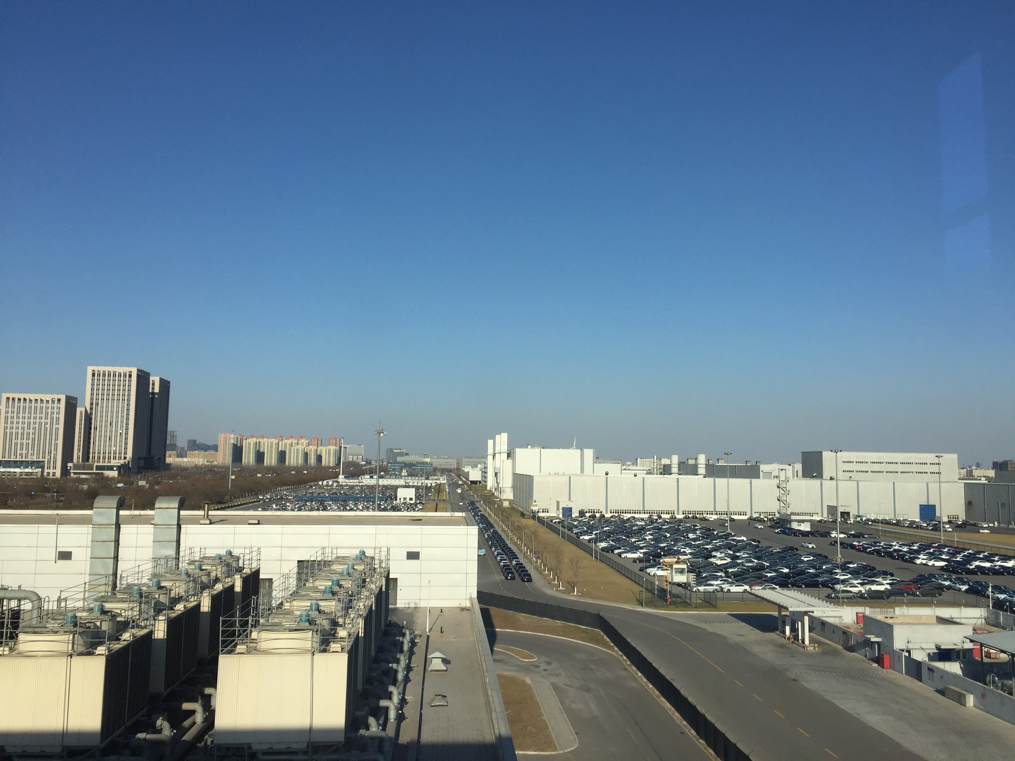 View over the plant in Bejing