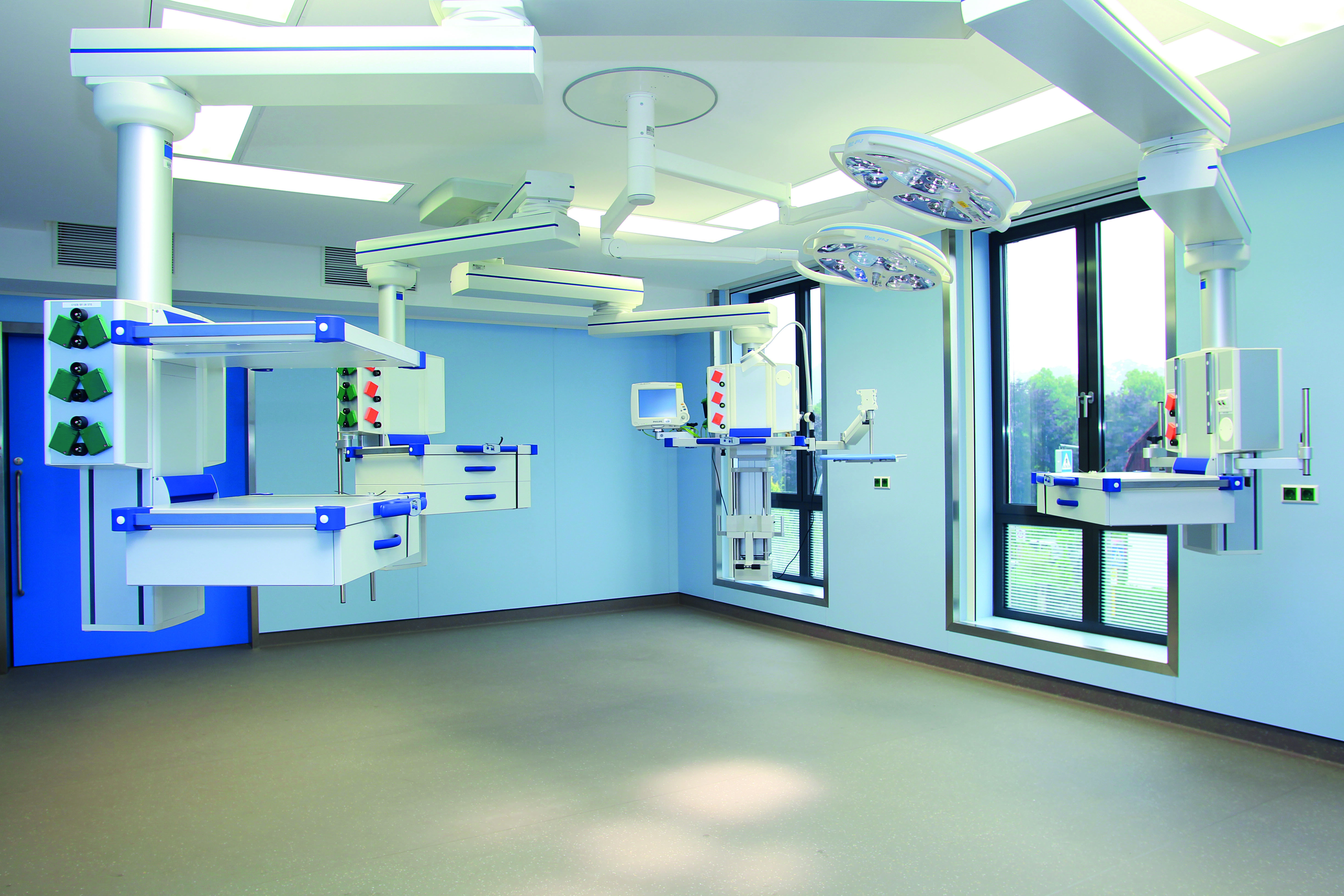 Operating room of the Zollernalb Clinic